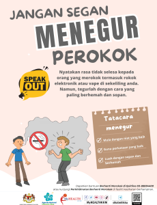 Jangan Segan Menegur Perokok